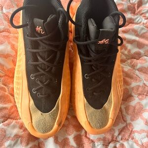 adidas AE with love basketball Shoes in Black and Orange